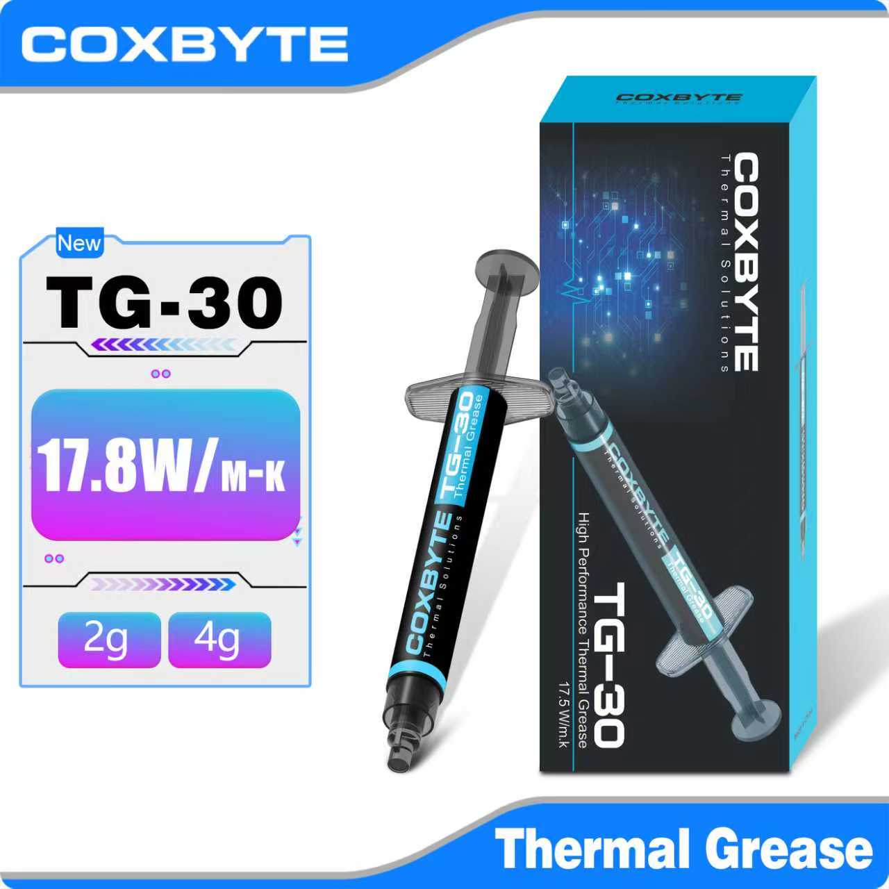 Thermal Paste - Coxbyte 17,5 W/mk Wärmeleitpaste TG-30 2g