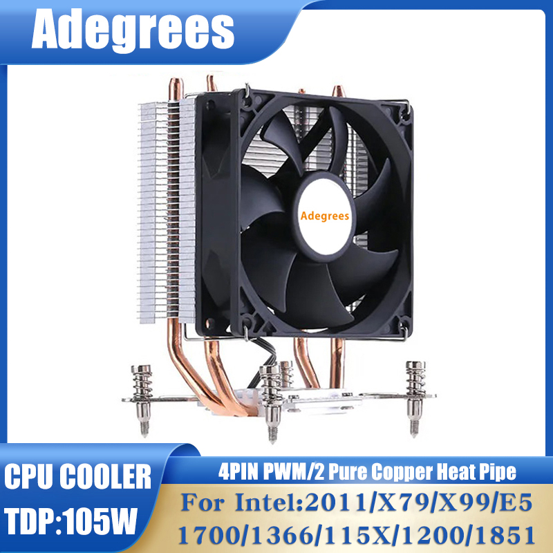 Cpu Heatsink - 2 Heatpipes X99 CPU-Luftkühler PC-Prozessorkühler für