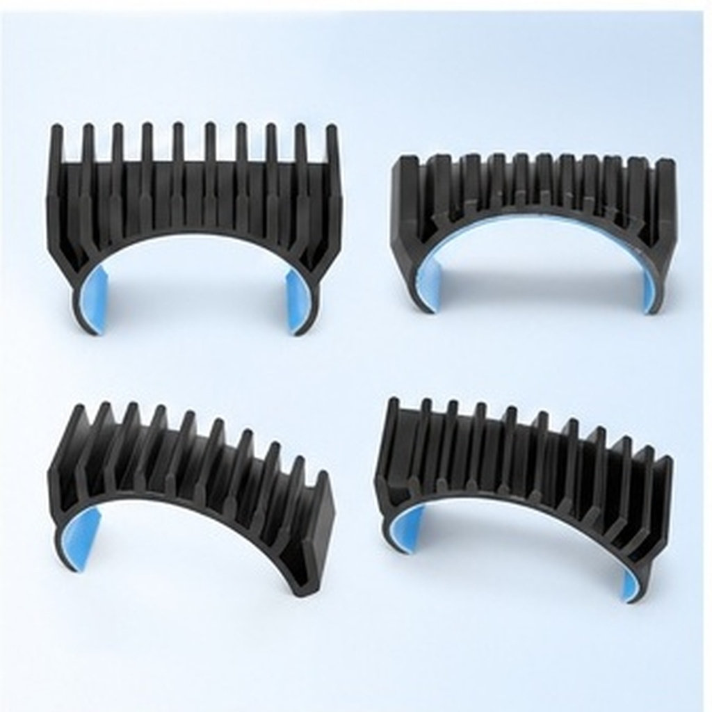 Heatsink - Runder Aluminium-Kühlkörper für Schrittmotoren, gebogenes Bogen-Design,