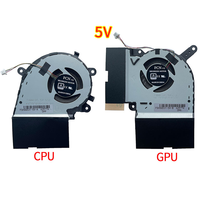 Gpu Cooler - Neuer Laptop-CPU-GPU-Lüfter für ASUS G531G G531GW