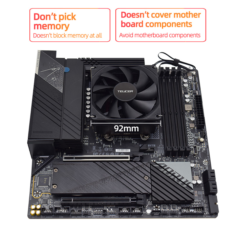 Teucer Höhe 45 mm CPU-Kühler I – Cpu Cooler Bewertung und Preis