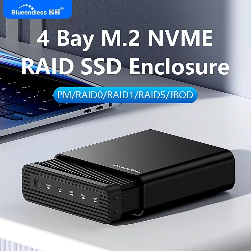 Aluminium M2 4-Bay USB4 Extern – Case Fan Bewertung und Preis