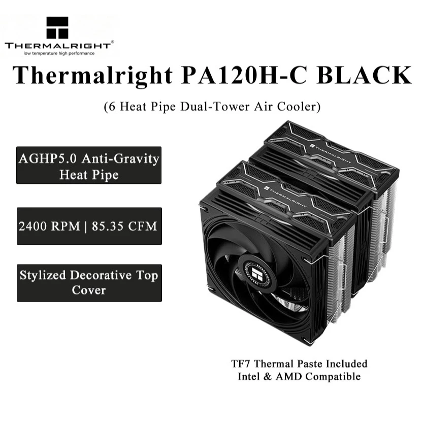 Thermalright PA120H‑C SCHWARZ  – Thermal Paste Bewertung und Preis